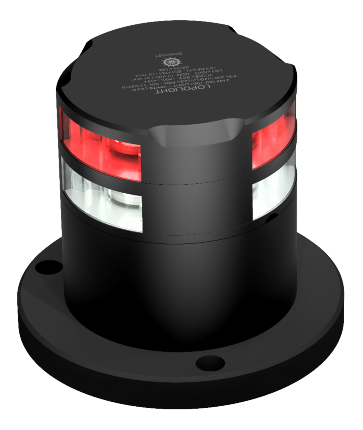 3nm 360° Red + 360° White, black anodized